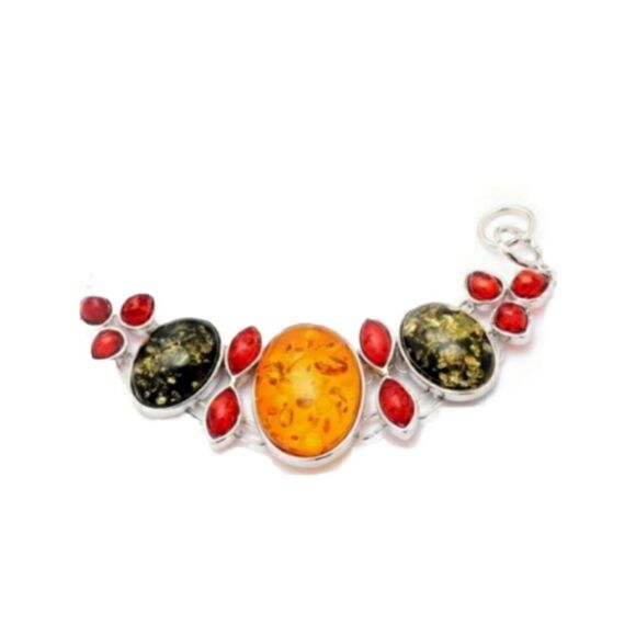 multi stone toggle bracelet - Picture 1 of 2